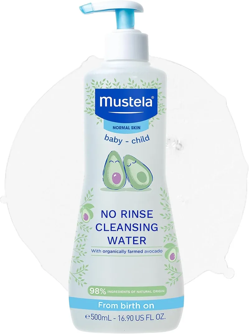Mustela ▫️ Água de Limpeza Sem Enxaguamento 500 ml