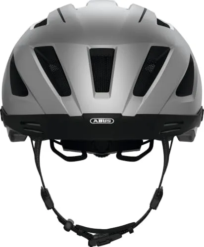 ABUS ▫️ Capacete urbano Pedelec 2.0 - Capacete de bicicleta com luz traseira e proteção contra a chuva - Para o trânsito urbano - Para homem e mulher 2