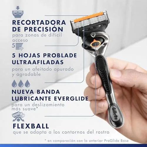 Gillette ▫️ Proglide – Máquina de barbear para homem com 10 lâminas de substituição 6