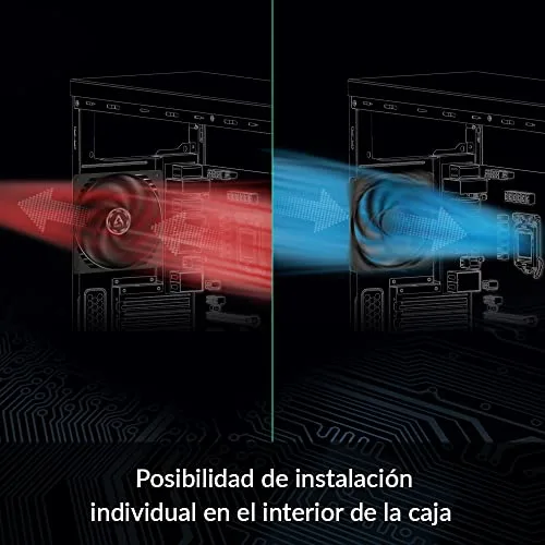 ARCTIC ▫️ F12 PWM - Ventilador para PC de 120 mm, Ventilador de 120 mm, Ventilador de caixa para CPU com tecnologia PWM Sharing, motor muito silencioso, computador, 230-1350 rpm - Preto 5