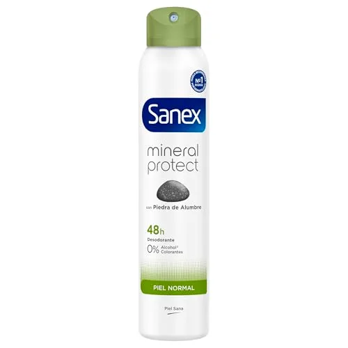 Sanex ▫️ Mineral Protect, Desodorizante em Spray para Pele Normal, Embalagem de 6 x 200 ml 2