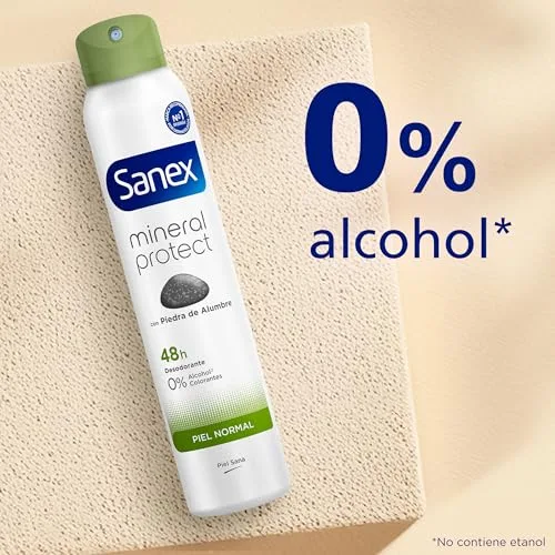Sanex ▫️ Mineral Protect, Desodorizante em Spray para Pele Normal, Embalagem de 6 x 200 ml 6