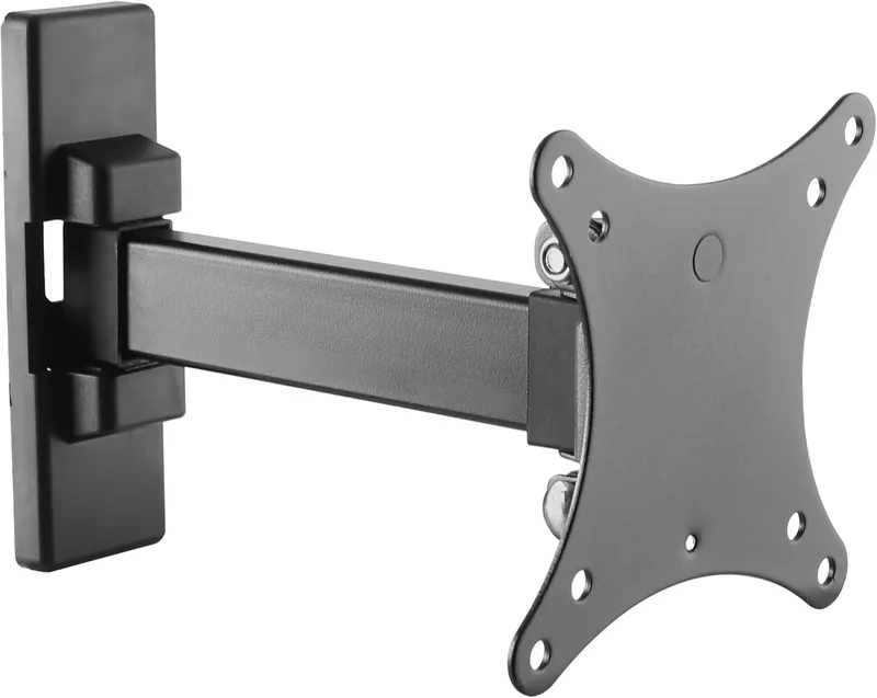 RICOO ▫️ Suporte de parede para monitor, giratório e inclinável, para ecrãs de 13-27" (33-69 cm) S7411, braço suspenso universal para televisores LED e LCD, compatível com VESA 75x75 e 100x100