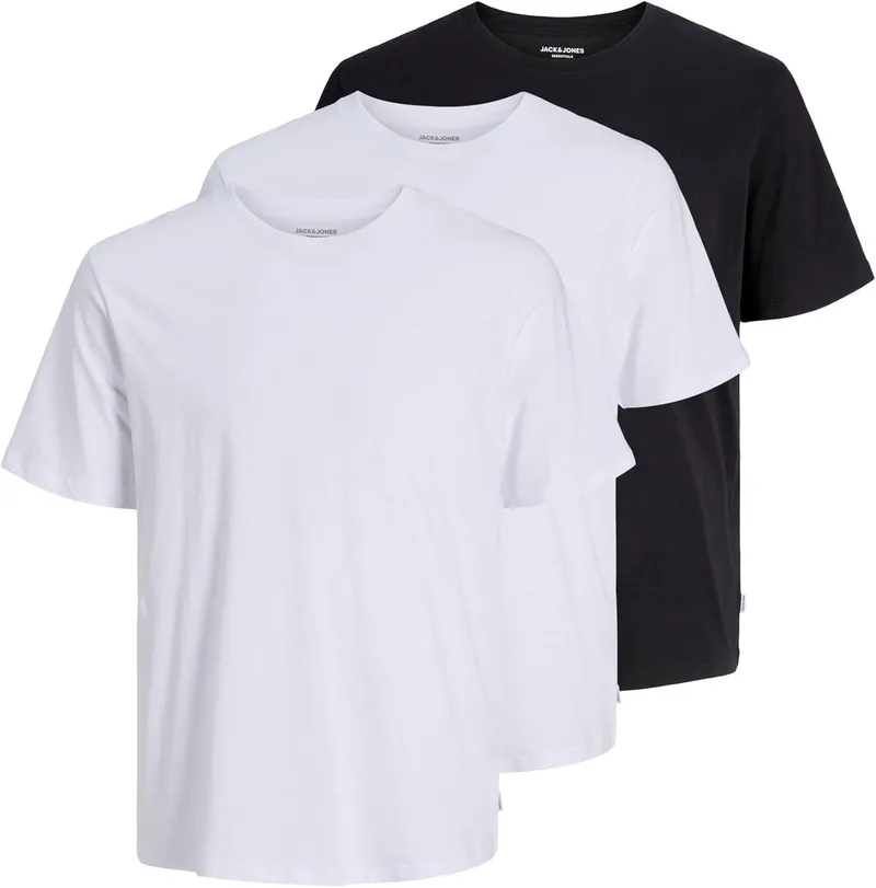 JACK & JONES ▫️ Camiseta lisa com gola redonda