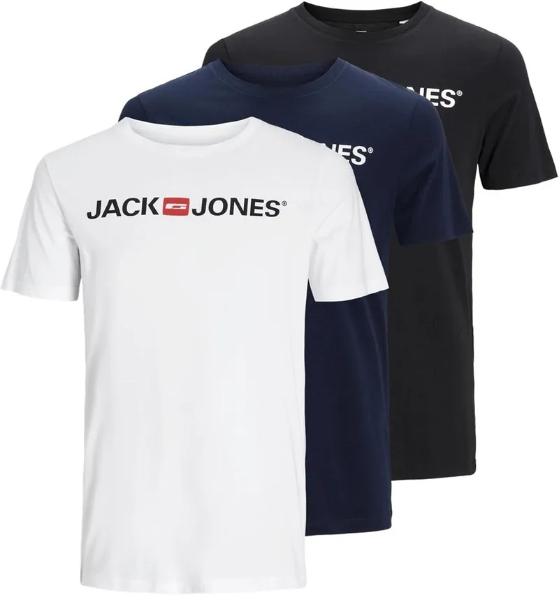 JACK & JONES ▫️ Camiseta básica com decote em V