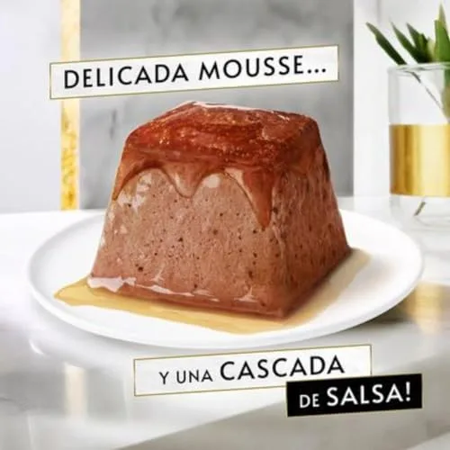Gourmet ▫️ Revelations Mousse com Molho de Salmão e Atum – comida húmida para gatos 4