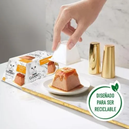 Gourmet ▫️ Revelations Mousse com Molho de Salmão e Atum – comida húmida para gatos 6
