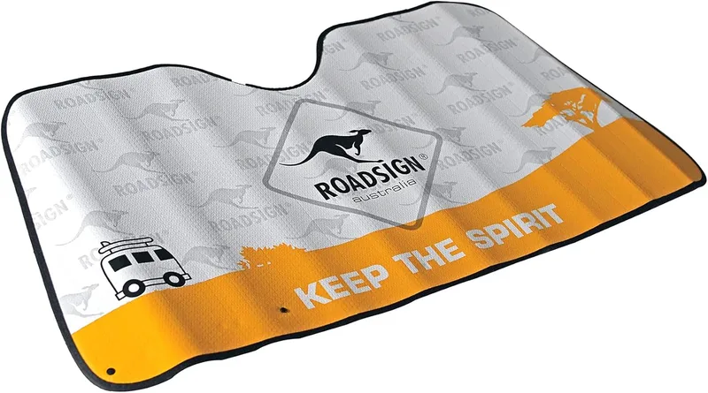 Contrejour ▫️ Para-sol dianteiro em alumínio isolado WRC Roadsign 9791, C: 130 x 70 cm
