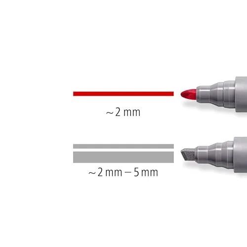 STAEDTLER ▫️ Lumocolor 356 Marcadores para flipchart – 8 cores, 2,0 mm 3