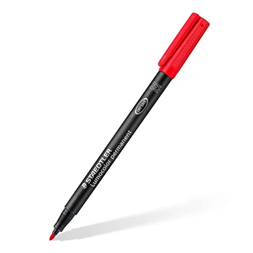 STAEDTLER ▫️ 317 WP8-1 Lumocolor Permanent Art. Estojo exclusivo em caixa com 8 marcadores de tinta permanente, cores variadas 3