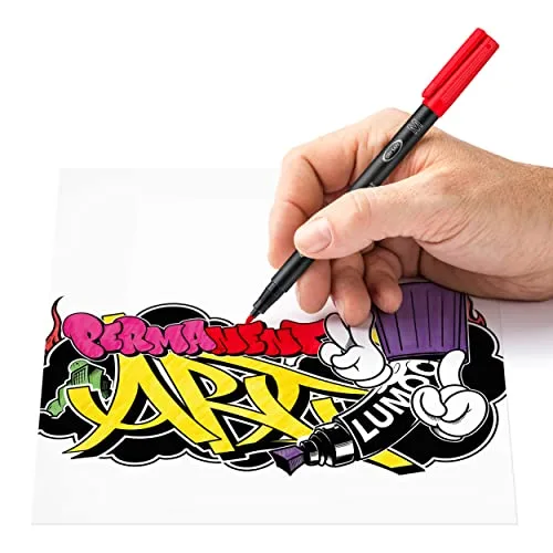 STAEDTLER ▫️ 317 WP8-1 Lumocolor Permanent Art. Estojo exclusivo em caixa com 8 marcadores de tinta permanente, cores variadas 5