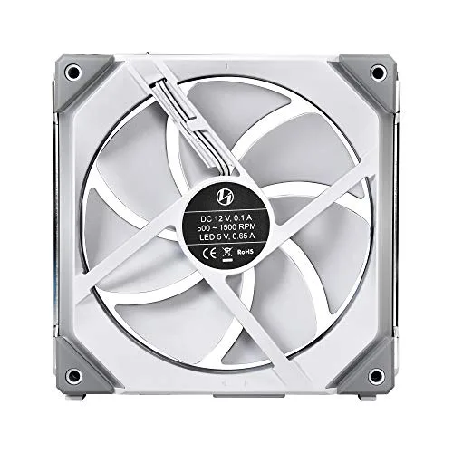 Lian Li ▫️ Ventilador UNI FAN SL140 RGB PWM, branco - 140 mm 4