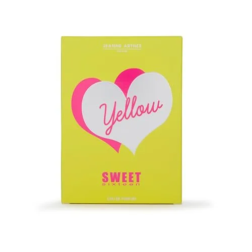 Jeanne Arthes ▫️ Sweet Sixteen Yellow Eau de Parfum para mulher, 1 unidade 3
