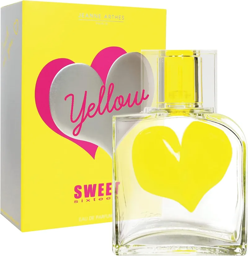 Jeanne Arthes ▫️ Sweet Sixteen Yellow Eau de Parfum para mulher, 1 unidade