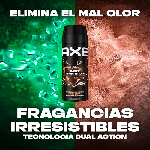 AXE ▫️ Desodorizante Dark Temptation - 150 ml - Embalagem de 6 unidades. 5