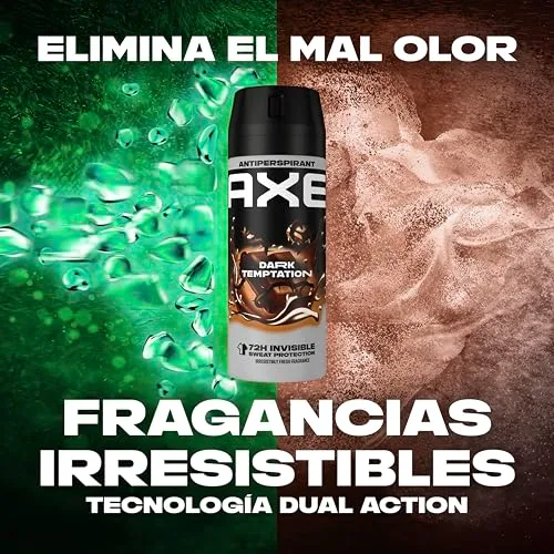 AXE ▫️ Desodorizante Antitranspirante para Homem Dark Temptation 150 ml - Embalagem de 6 - Em aerossol - Fresco 5