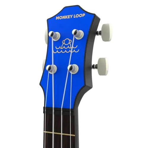 MONKEY LOOP ▫️ Ukulele Soprano Gorilla Blue 4