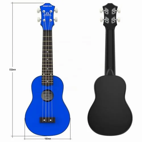 MONKEY LOOP ▫️ Ukulele Soprano Gorilla Blue 7