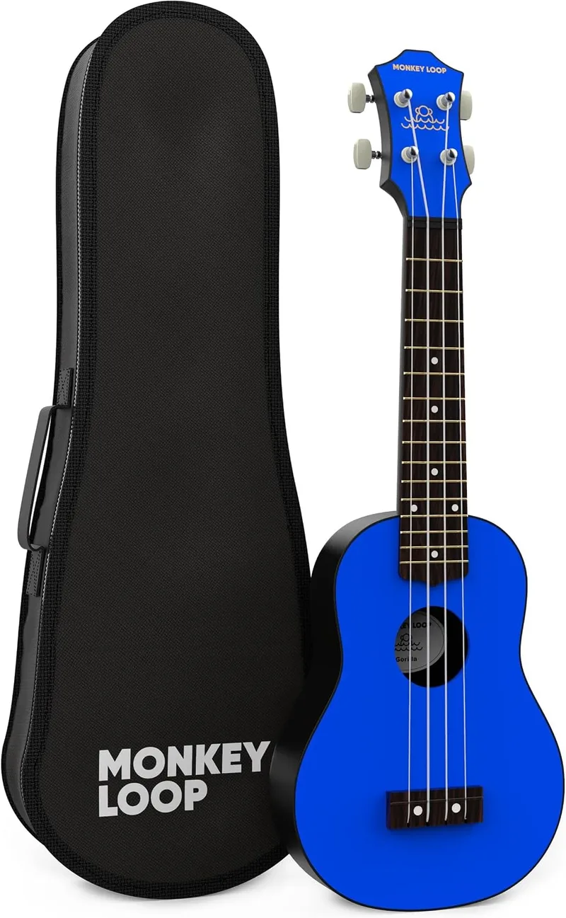MONKEY LOOP ▫️ Ukulele Soprano Gorilla Blue