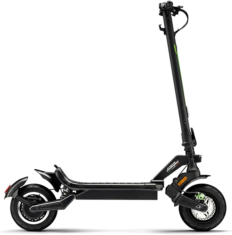 Lamborghini ▫️ Alext, trotinete eléctrica unisexo para adultos, preto/verde, tamanho único
