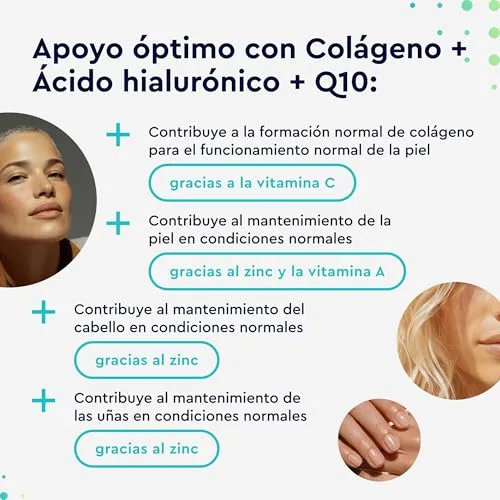 Gloryfeel ▫️ Colagénio marinho hidrolisado + Ácido hialurónico + Magnésio + CoQ10 + Zinco + Vitaminas A, C, D e B12 - Articulações fortes, pele suave e energia - Testado em laboratório 3