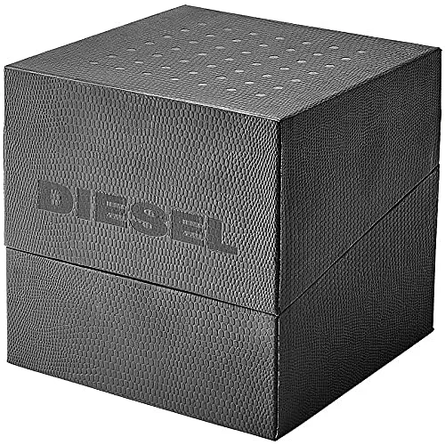 Diesel ▫️ Relógio Mega Chief para homem, movimento analógico-digital com bracelete em silicone, aço inoxidável ou pele 2