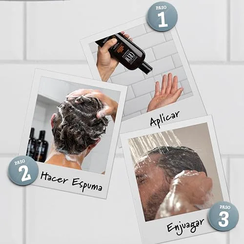American Crew ▫️ Daily Cleansing Shampoo, Champô de Limpeza, Cabelo Normal a Oleoso, Elimina Impurezas e Hidrata, Ingredientes de Origem Natural, Fórmula Vegana, Sem Silicones, para Homens 3
