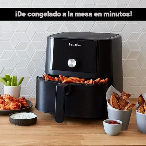 Instant Pot ▫️ Vortex 4 em 1: Fritadeira de Ar Quente Digital Antiaderente com Temporizador e Funções de Forno e Aquecedor, 1 700 W – 5,7 L 5