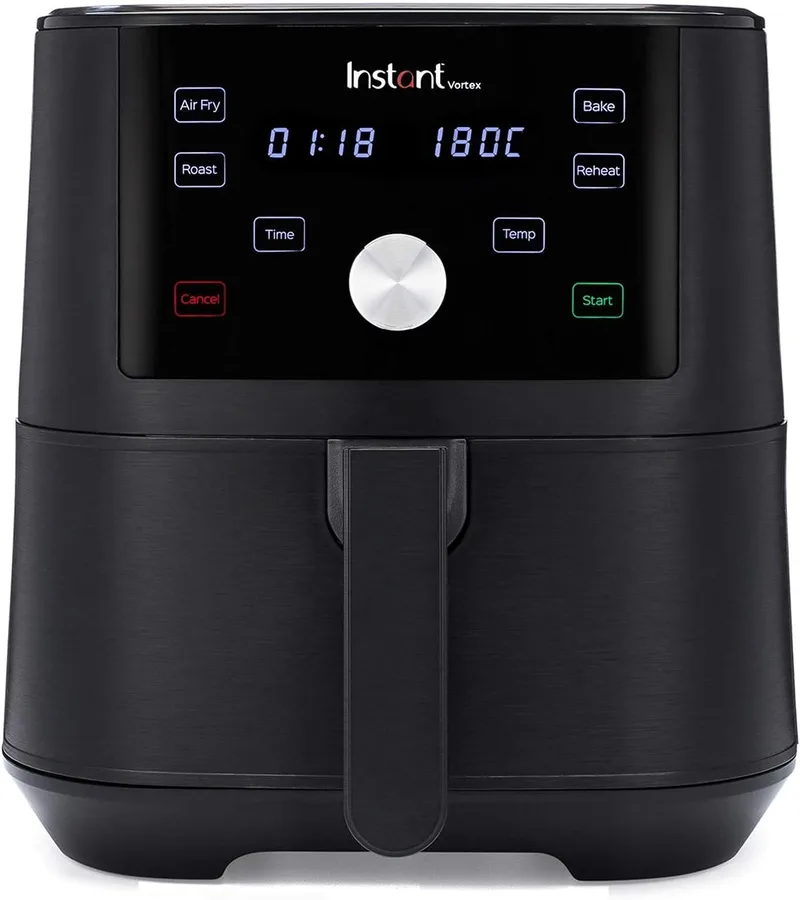 Instant Pot ▫️ Vortex 4 em 1: Fritadeira de Ar Quente Digital Antiaderente com Temporizador e Funções de Forno e Aquecedor, 1 700 W – 5,7 L