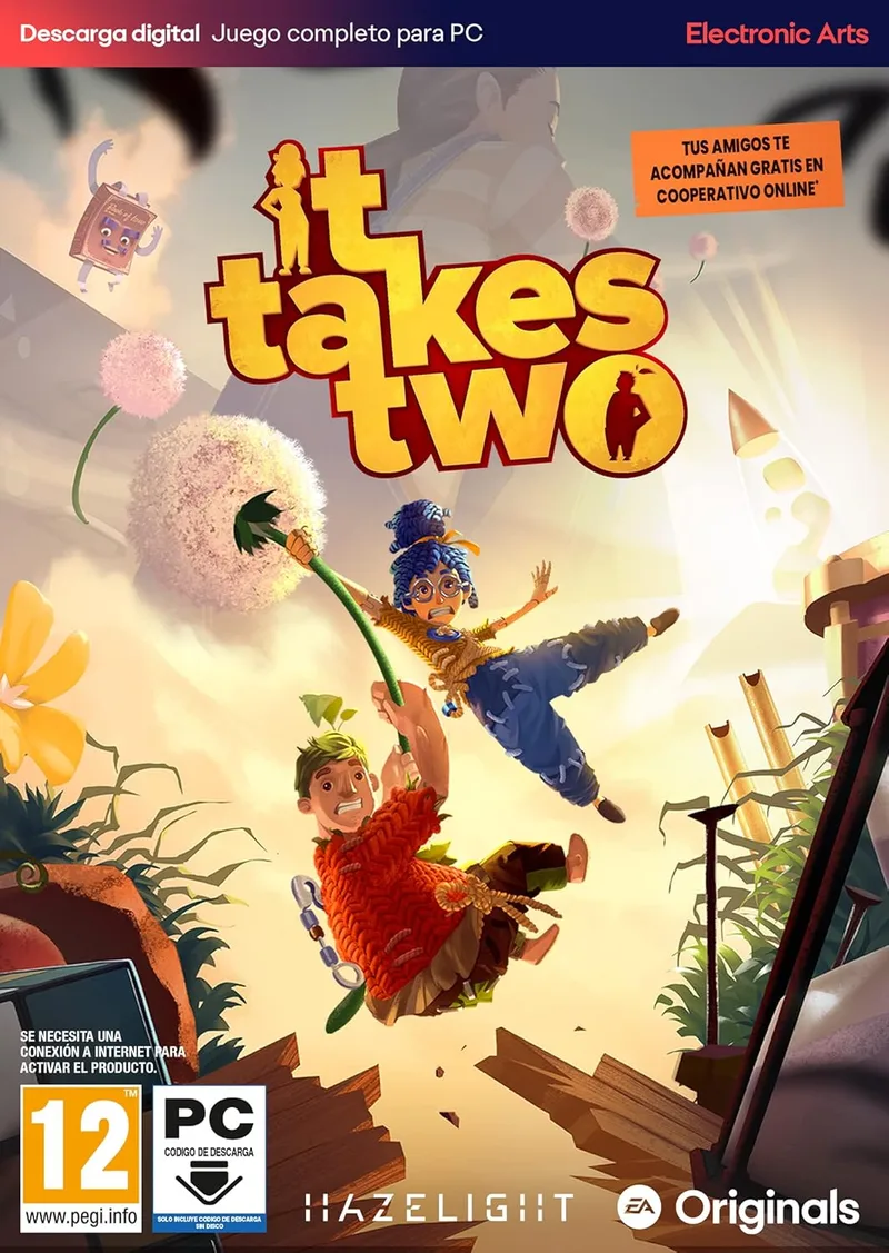 Electronic Arts ▫️ It Takes Two PCWin | Código de download imediato EA App - Origin | Jogos | Espanhol