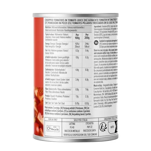 by Amazon ▫️ da Amazon: Tomates em pedaços à italiana, 400 g 2