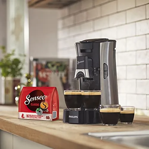 PHILIPS ▫️ Domestic Appliances CSA250/10 Máquina de café de cápsulas, cor aço 3