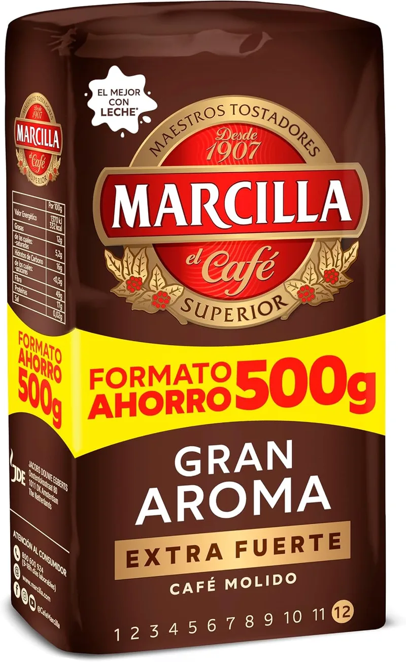 Marcilla ▫️ Café Moído Gran Aroma Extra Forte | 500 g
