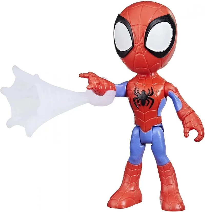 Hasbro ▫️ SPIDEY AND HIS AMAZING FRIENDS Marvel Hero Spidey Figura de ação à escala de 10 cm, 1 acessório, para crianças a partir dos 3 anos