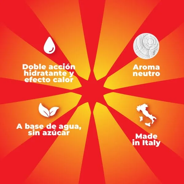 CONTROL ▫️ Hot Passion Gel de Massagem e Lubrificante Íntimo 3 em 1 à Base de Água, Efeito Térmico, Fabricado em Itália, 200 ml 5