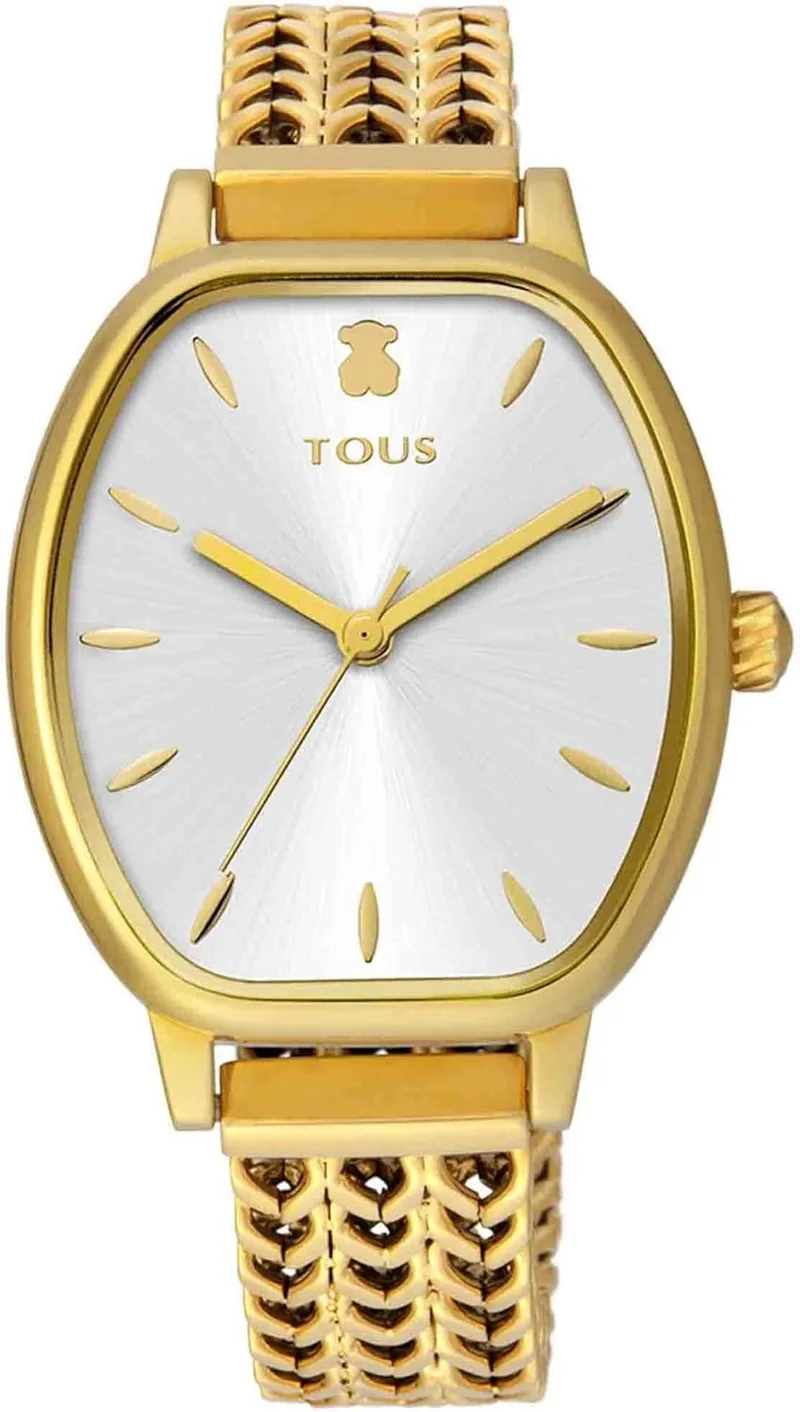 TOUS ▫️ Relógios Osier Relógio de Quartzo Analógico Feminino com Bracelete em Aço Inoxidável 100350410