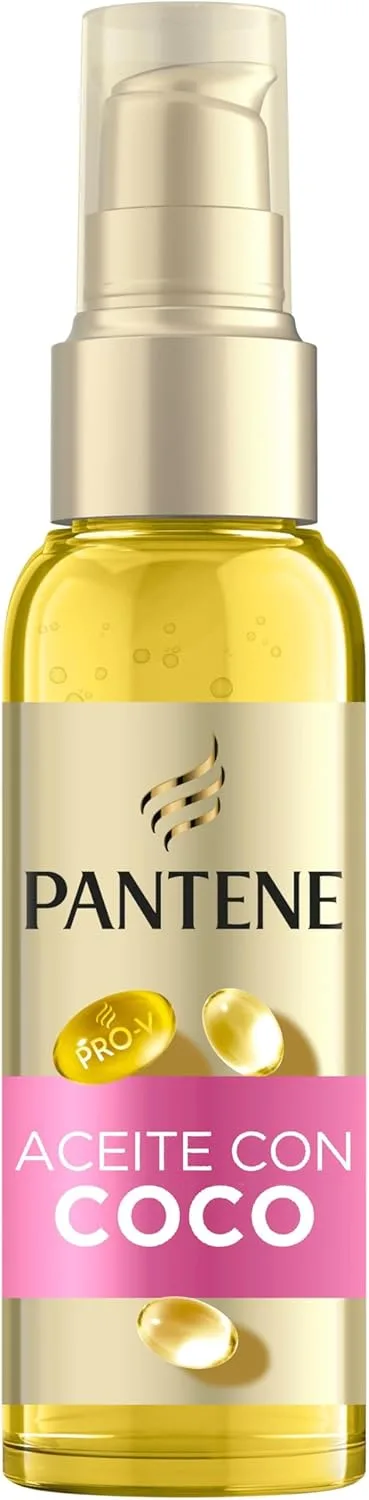 Pantene ▫️ Pro-V Cachos Definidos Óleo Enriquecido com Coco 100 ml para cachos rebeldes e crespos. Óleo nutritivo diário sem enxaguamento. Nutre em profundidade, suaviza e previne a perda de proteínas