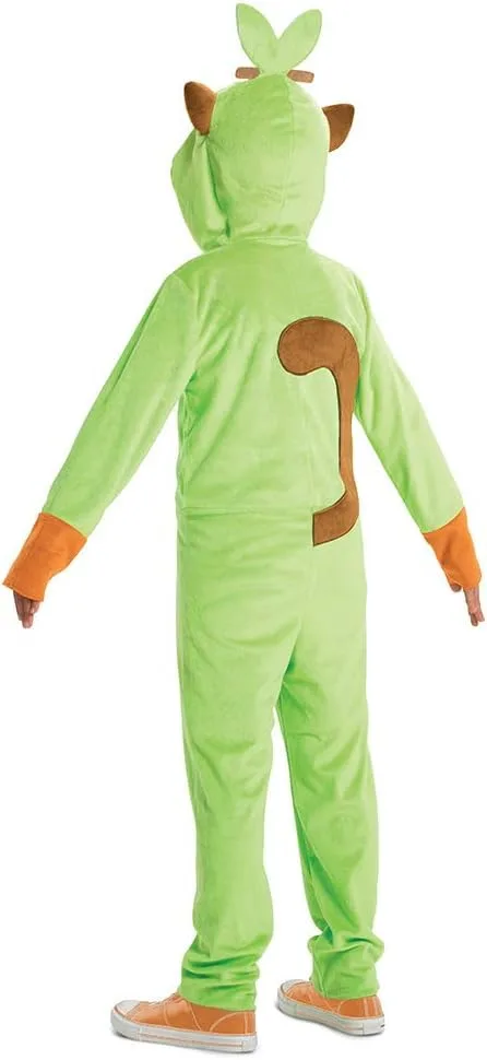 Disguise ▫️ Fato infantil do Grookey do Pokémon, Licença Oficial ajuste confortável e design detalhado, para idades entre os 10 e os 12 anos, 7 a 8 anos 3