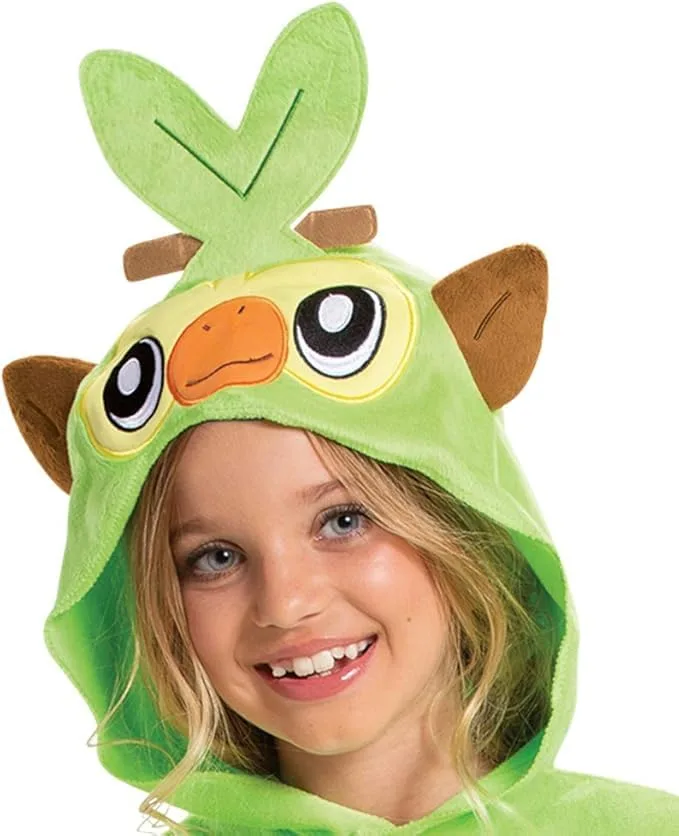 Disguise ▫️ Fato infantil do Grookey do Pokémon, Licença Oficial ajuste confortável e design detalhado, para idades entre os 10 e os 12 anos, 7 a 8 anos 5