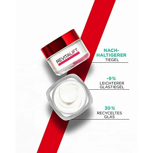 L'Oreal Paris ▫️ L'Oréal Paris hidratante sem perfume para mulher: suaviza as rugas e dá à pele um aspeto mais jovem com pro-retinol e extratos probióticos, Revitalift, 1 x 50 ml 4