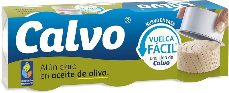 Calvo ▫️ Atum Light em Azeite Pack3 x 65g