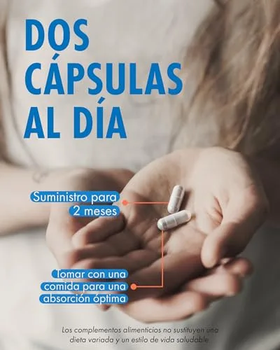 Incite Nutrition ▫️ Colagénio Marinho com Ácido Hialurónico em Cápsulas, Colagénio Hidrolisado Puro Tipo 1, 1200 mg com Vitaminas C, E, B12, Zinco, Cobre e Iodo, 120 Cápsulas 6