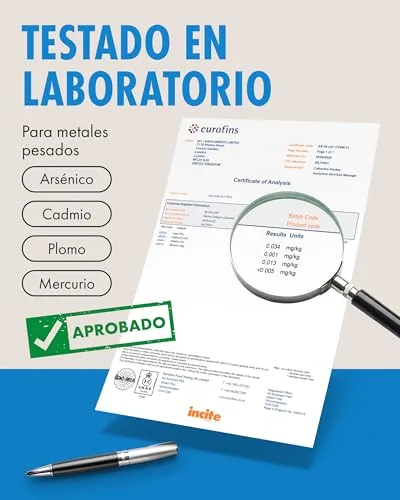 Incite Nutrition ▫️ Colagénio Marinho com Ácido Hialurónico em Cápsulas, Colagénio Hidrolisado Puro Tipo 1, 1200 mg com Vitaminas C, E, B12, Zinco, Cobre e Iodo, 120 Cápsulas 7