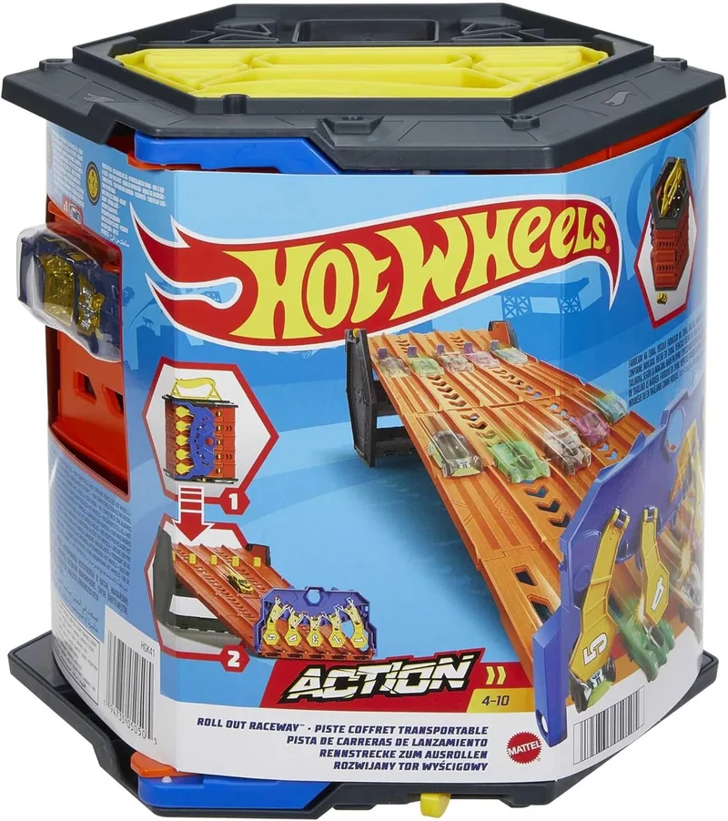 Hot Wheels ▫️ Action Portable Toy Car Track, 1 veículo incluído (Mattel HGK41)