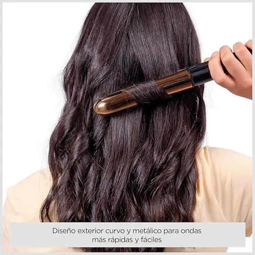 BaByliss ▫️ Alisador Straight And Curl Brilliance – Alisa e ondula, placas de titânio, tecnologia iônica, aquecimento rápido em 15 s, design curvo, penteado fácil, 5 níveis de temperatura até 235 °C, ST482E 3