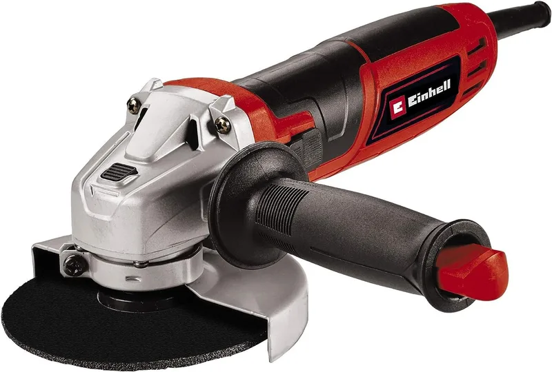 Einhell ▫️ Rebarbadora angular TC-AG 125/850 (850 W, proteção para discos de corte de 125 mm de diâmetro, proteção contra arranque involuntário, fornecimento sem disco de corte)