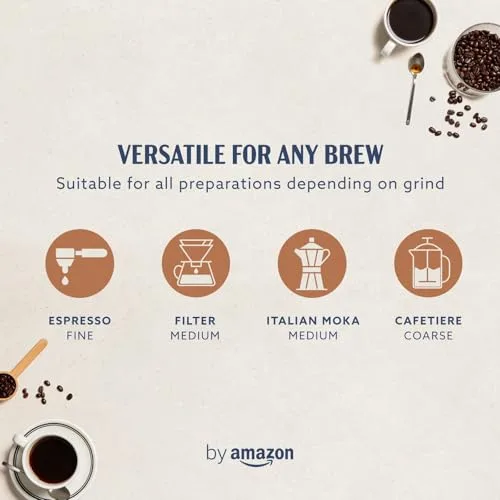 by Amazon ▫️ da Amazon - Café em grão Natural Espresso Crema, torra clara - Certificado pela Rainforest Alliance, 500 g 4