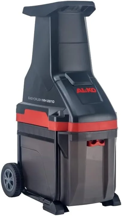 AL-KO ▫️ Triturador Easy Crush MH 2810, potência do motor de 2800 W, espessura máxima dos ramos de 40 mm, câmara de 48 litros, triturador potente com lâminas, funil grande, inclui tampa