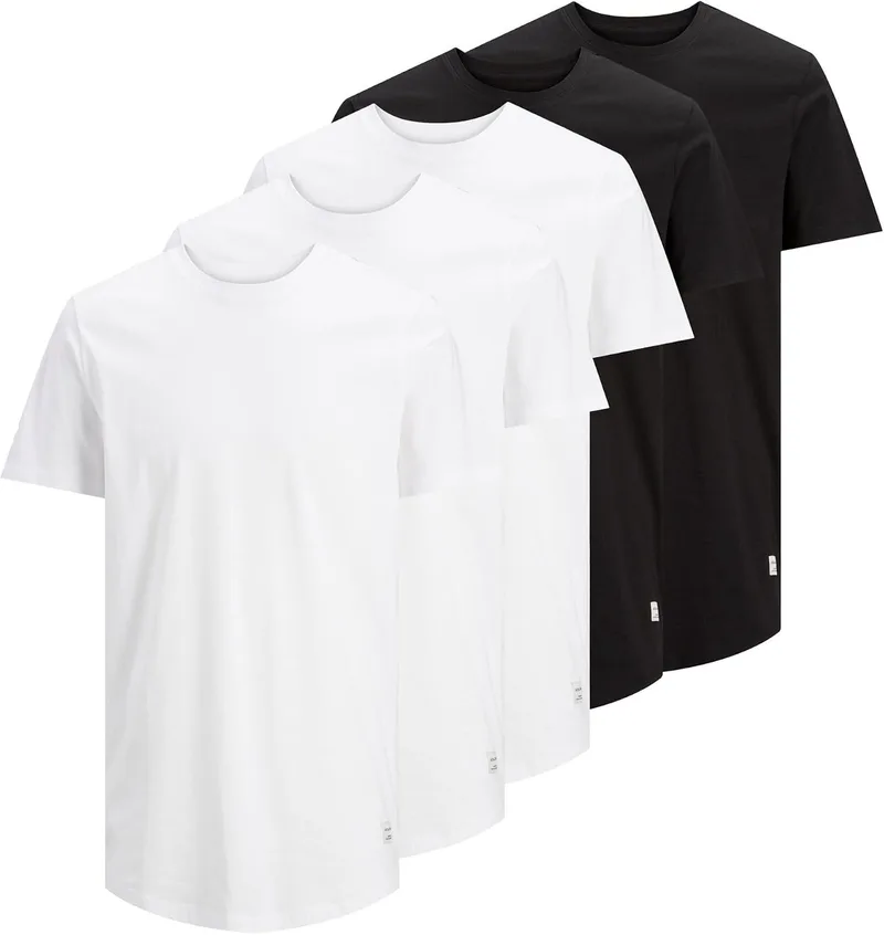 JACK & JONES ▫️ Camiseta lisa com gola redonda