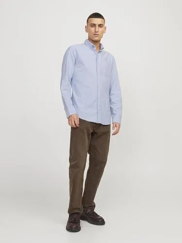 JACK & JONES ▫️ Camisa Jjeoxford de manga comprida S21 Noos, Camisa de homem 4